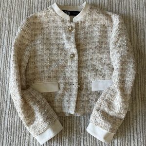 Zara Cropped Jacket / Blazer